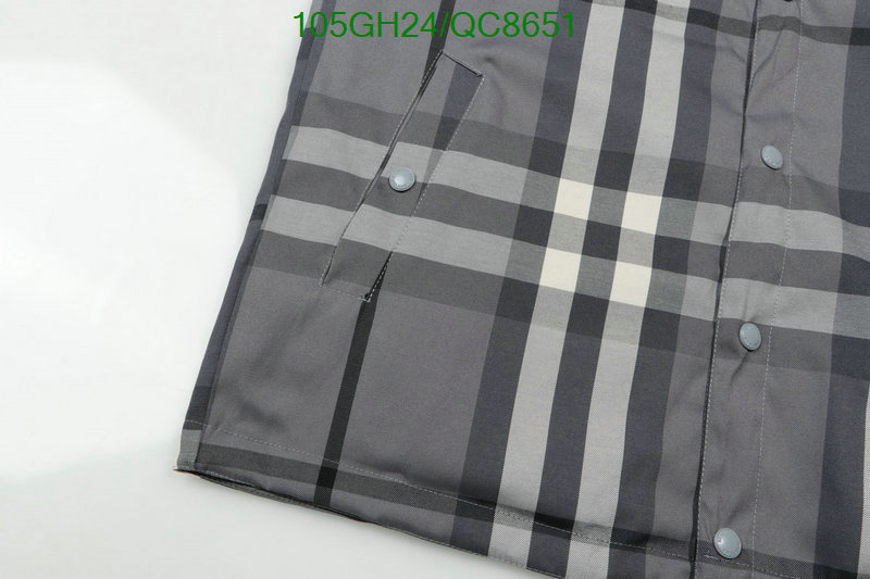 Burberry-Clothing Code: QC8651 $: 105USD