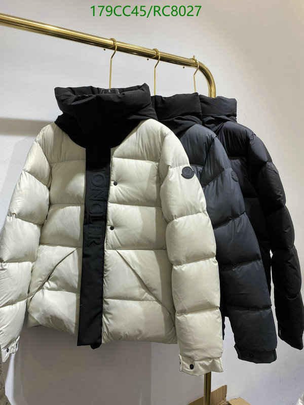 Moncler-Down jacket Men Code: RC8027 $: 179USD