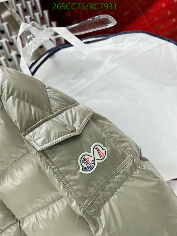 Moncler-Down jacket Women Code: RC7931 $: 269USD