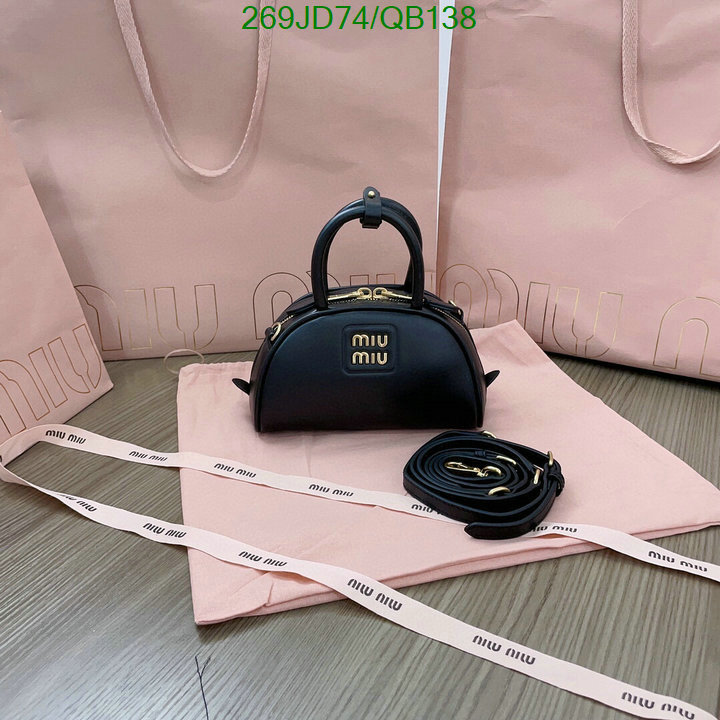 Miu Miu-Bag-Mirror Quality Code: QB138 $: 269USD