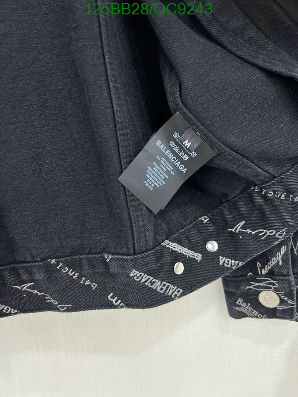 Balenciaga-Clothing Code: QC9243 $: 125USD