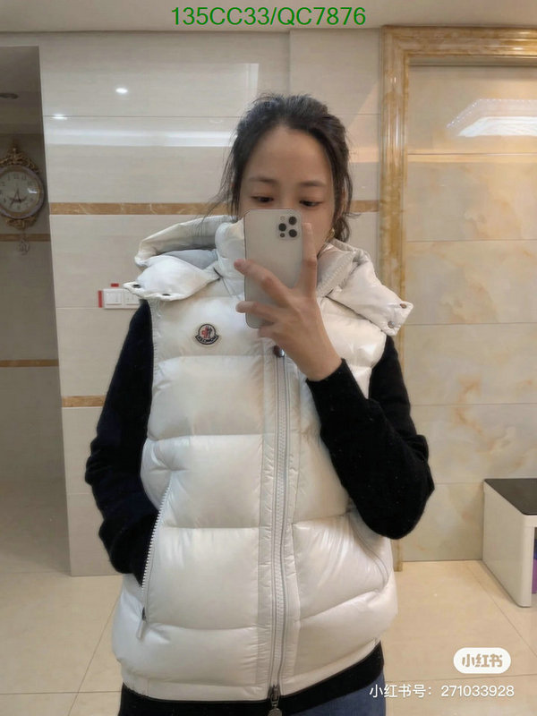 Moncler-Down jacket Women Code: QC7876 $: 135USD