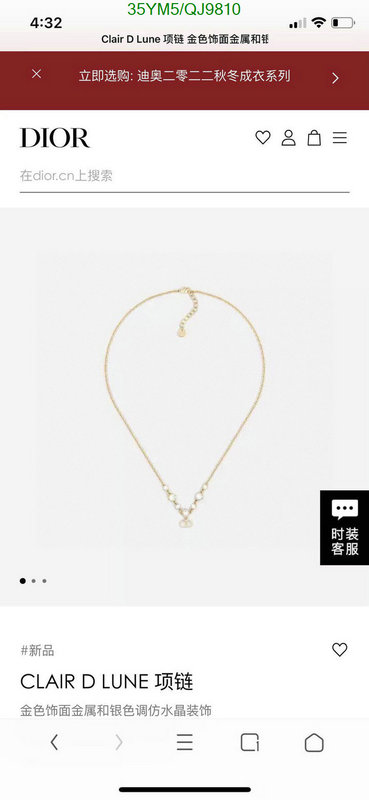 Dior-Jewelry Code: QJ9810 $: 35USD