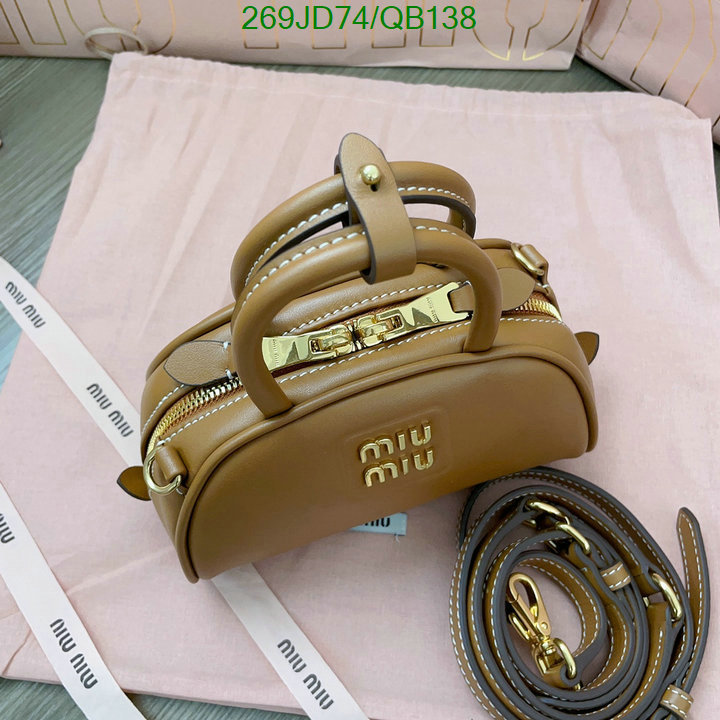 Miu Miu-Bag-Mirror Quality Code: QB138 $: 269USD