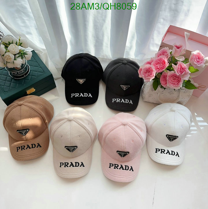 Prada-Cap(Hat) Code: QH8059 $: 28USD