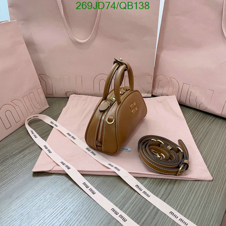 Miu Miu-Bag-Mirror Quality Code: QB138 $: 269USD