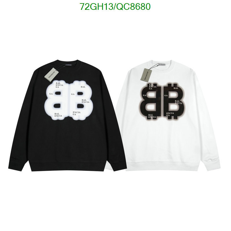 Balenciaga-Clothing Code: QC8680 $: 72USD