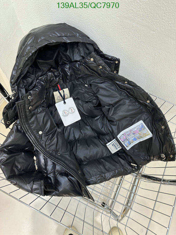 Moncler-Kids clothing Code: QC7970 $: 139USD