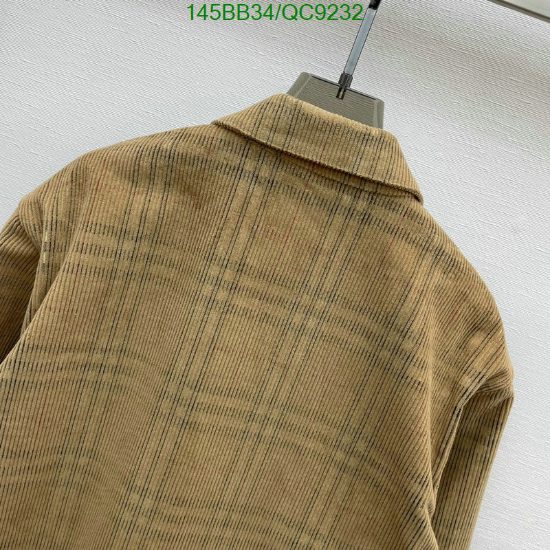 Burberry-Clothing Code: QC9232 $: 145USD