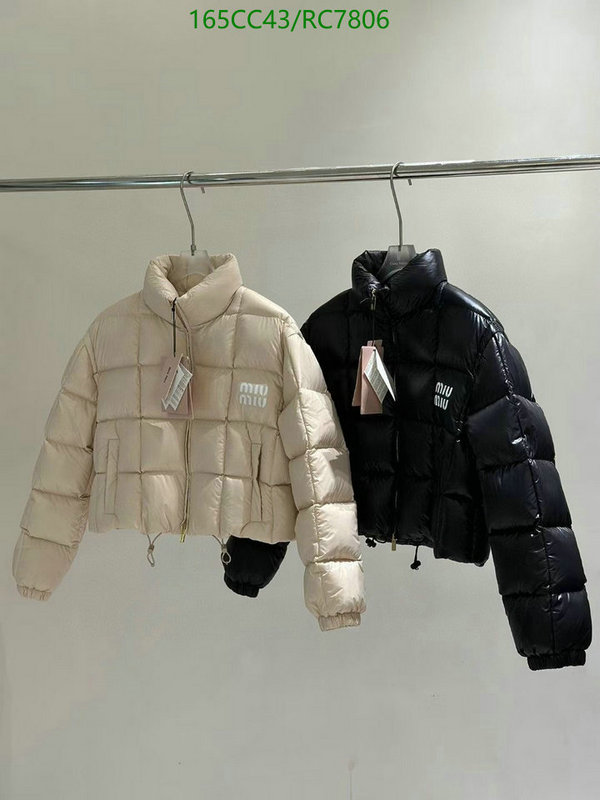 Miu Miu-Down jacket Women Code: RC7806 $: 165USD