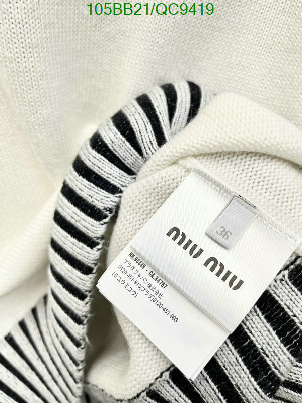 MIUMIU-Clothing Code: QC9419 $: 105USD