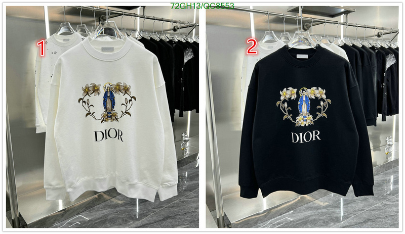 Dior-Clothing Code: QC8553 $: 72USD