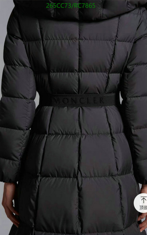 Moncler-Down jacket Women Code: RC7865 $: 265USD