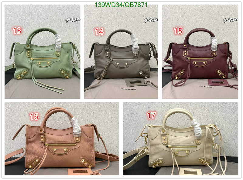 Balenciaga-Bag-4A Quality Code: QB7871 $: 139USD