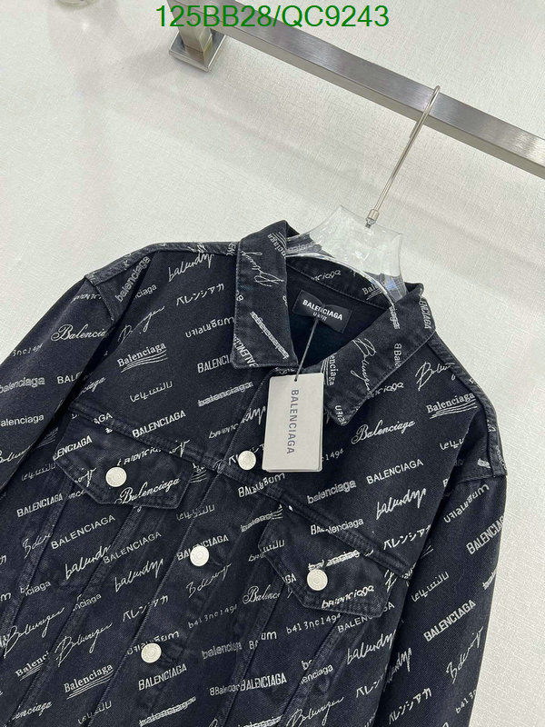 Balenciaga-Clothing Code: QC9243 $: 125USD