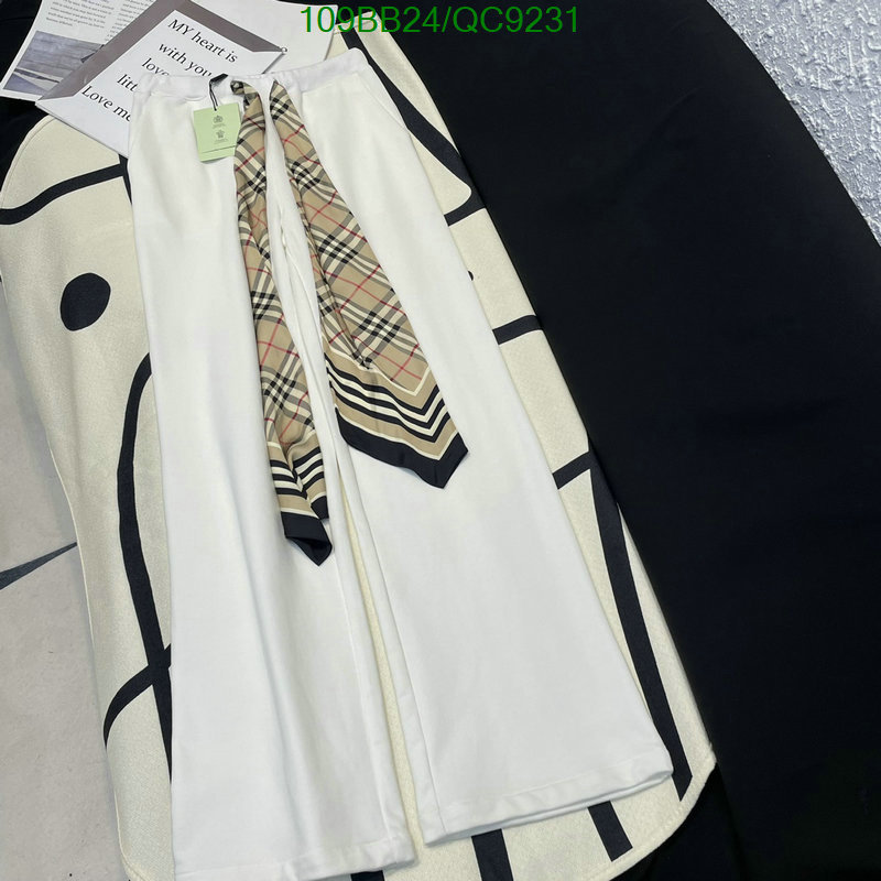 Burberry-Clothing Code: QC9231 $: 109USD