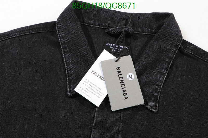 Balenciaga-Clothing Code: QC8671 $: 85USD