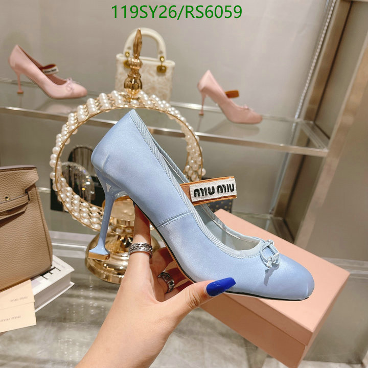 Miu Miu-Women Shoes Code: RS6059 $: 119USD