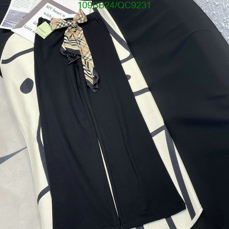 Burberry-Clothing Code: QC9231 $: 109USD