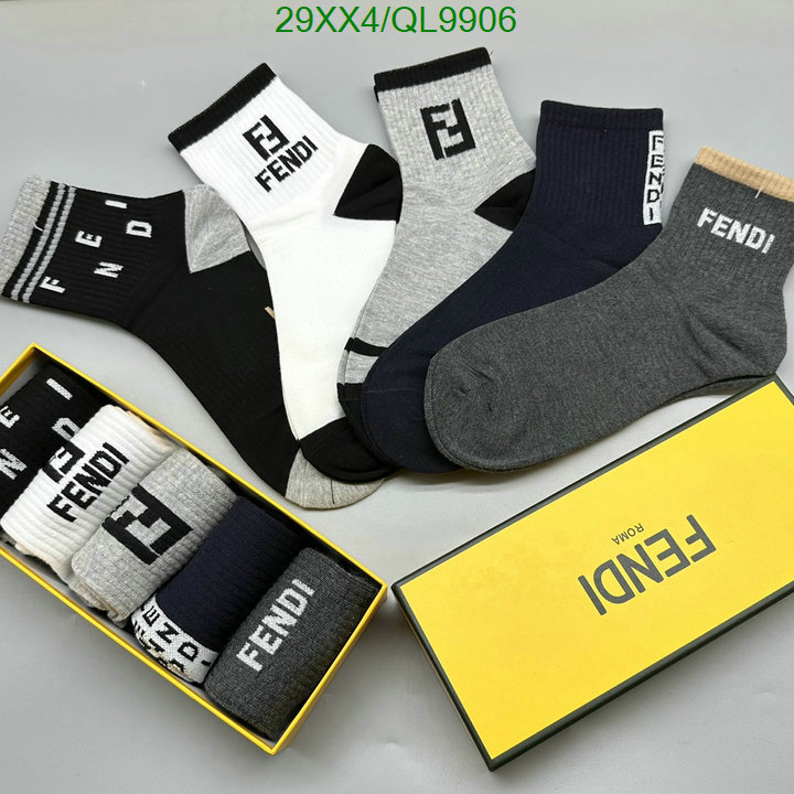 Fendi-Sock Code: QL9906 $: 29USD