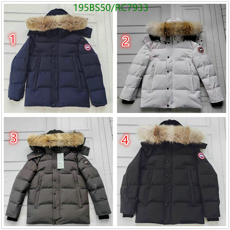 Canada Goose-Down jacket Men Code: RC7933 $: 195USD