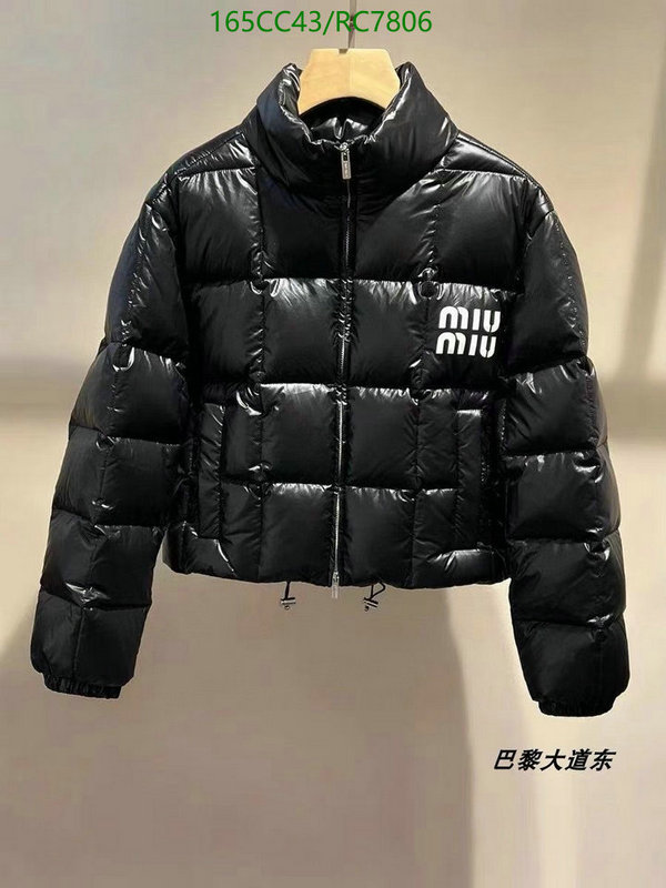 Miu Miu-Down jacket Women Code: RC7806 $: 165USD