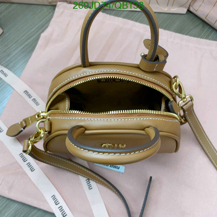 Miu Miu-Bag-Mirror Quality Code: QB138 $: 269USD