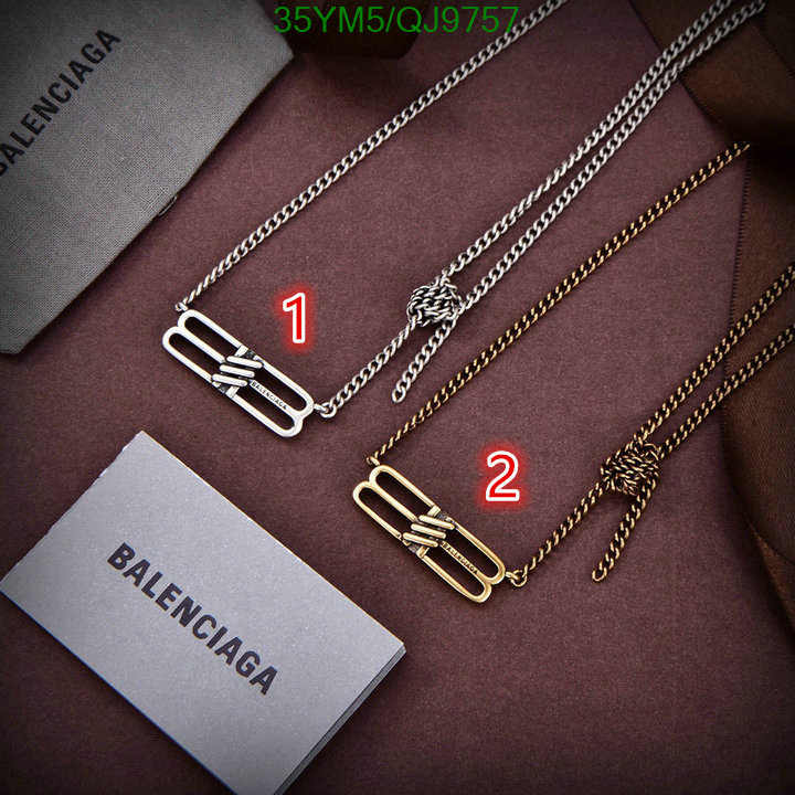 Balenciaga-Jewelry Code: QJ9757 $: 35USD