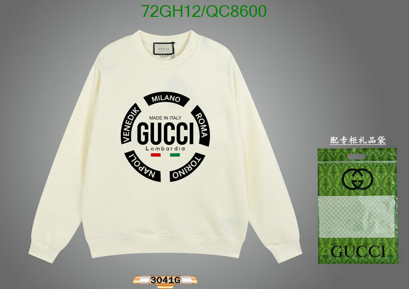 Gucci-Clothing Code: QC8600 $: 72USD