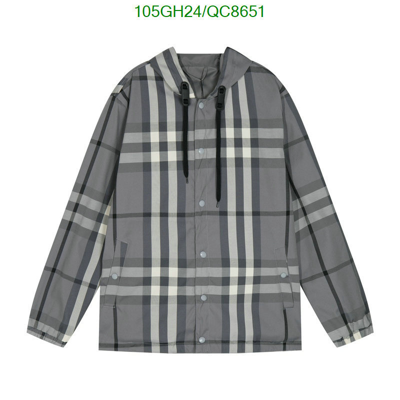 Burberry-Clothing Code: QC8651 $: 105USD