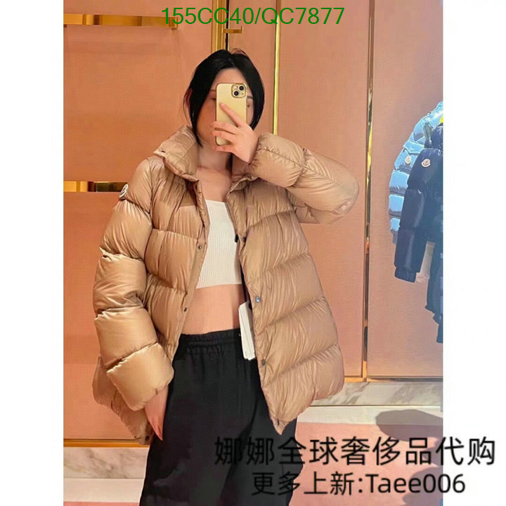 Moncler-Down jacket Women Code: QC7877 $: 155USD