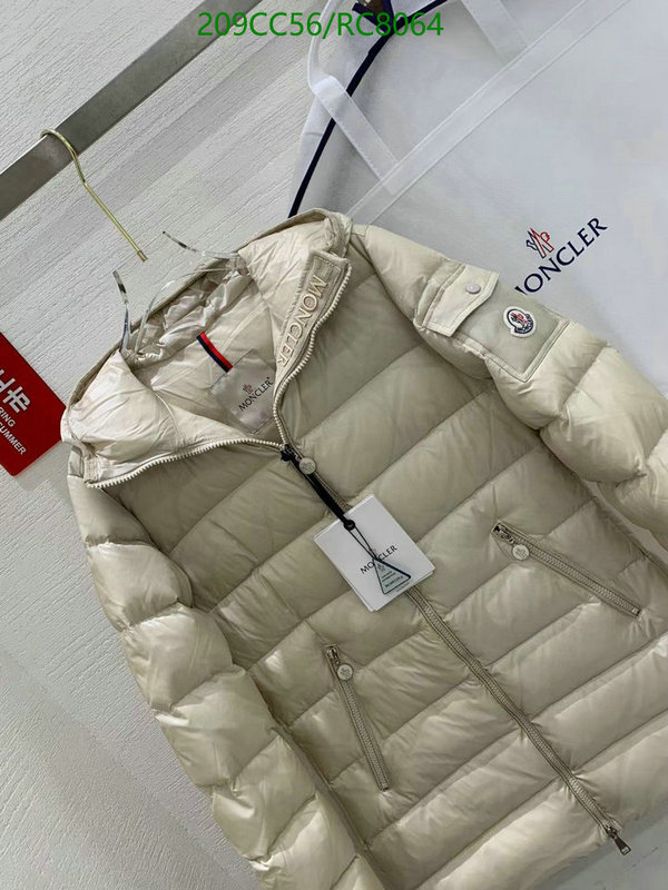 Moncler-Down jacket Women Code: RC8064 $: 209USD