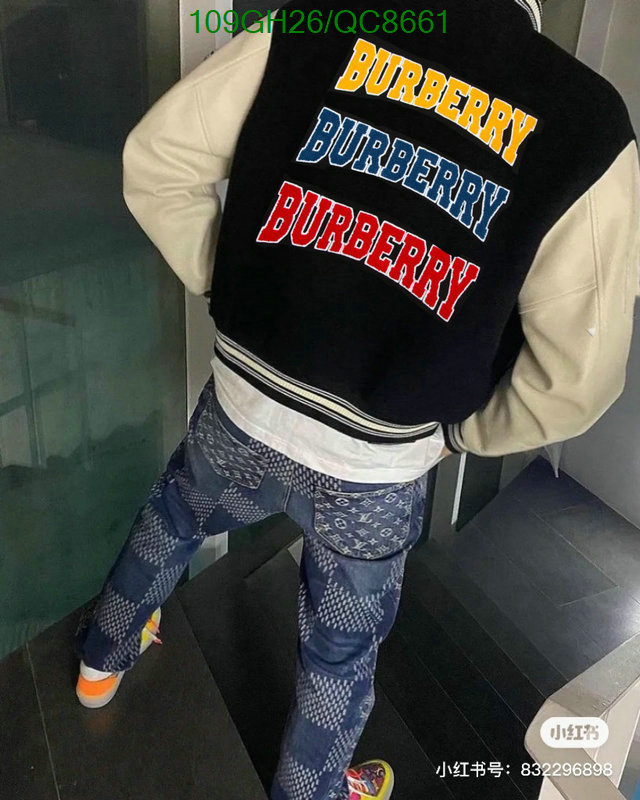 Burberry-Clothing Code: QC8661 $: 109USD