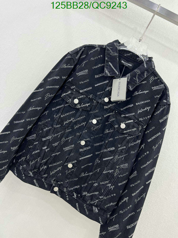 Balenciaga-Clothing Code: QC9243 $: 125USD