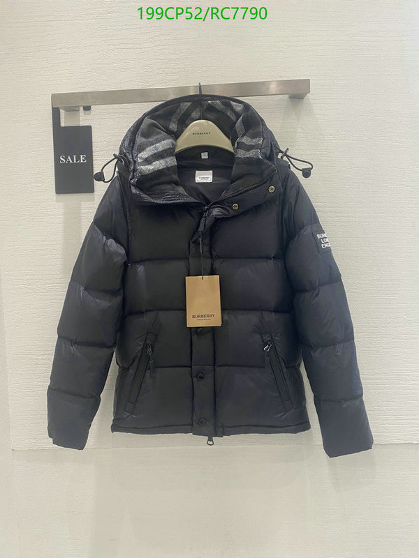 Burberry-Down jacket Women Code: RC7790 $: 199USD