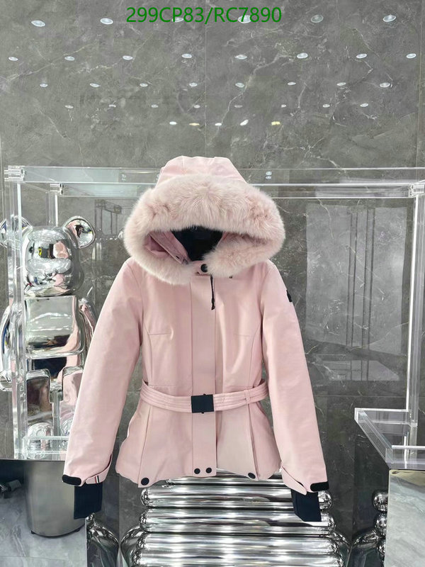 Moncler-Down jacket Women Code: RC7890 $: 299USD