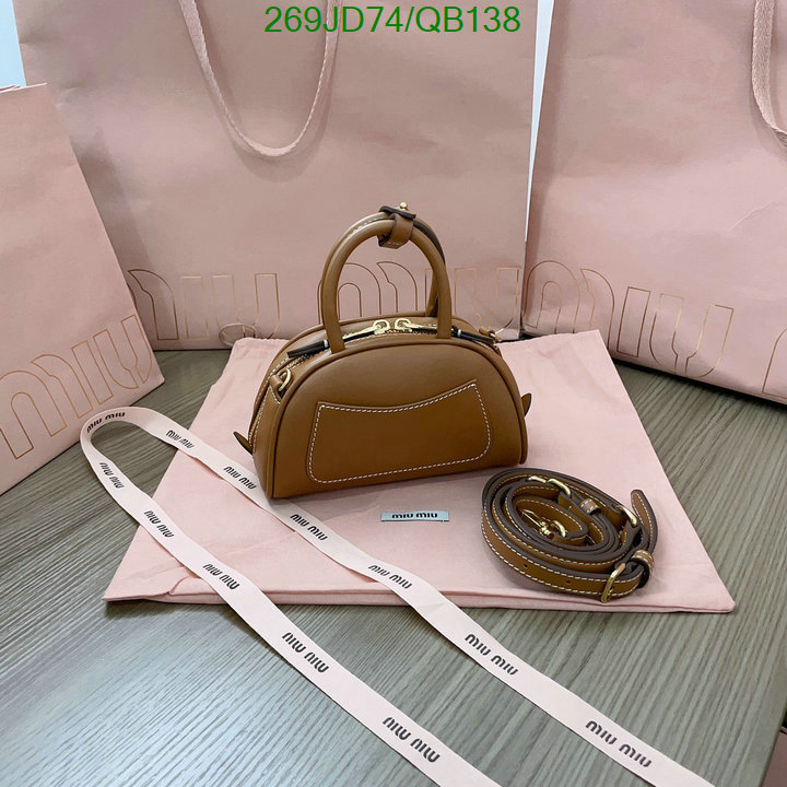 Miu Miu-Bag-Mirror Quality Code: QB138 $: 269USD