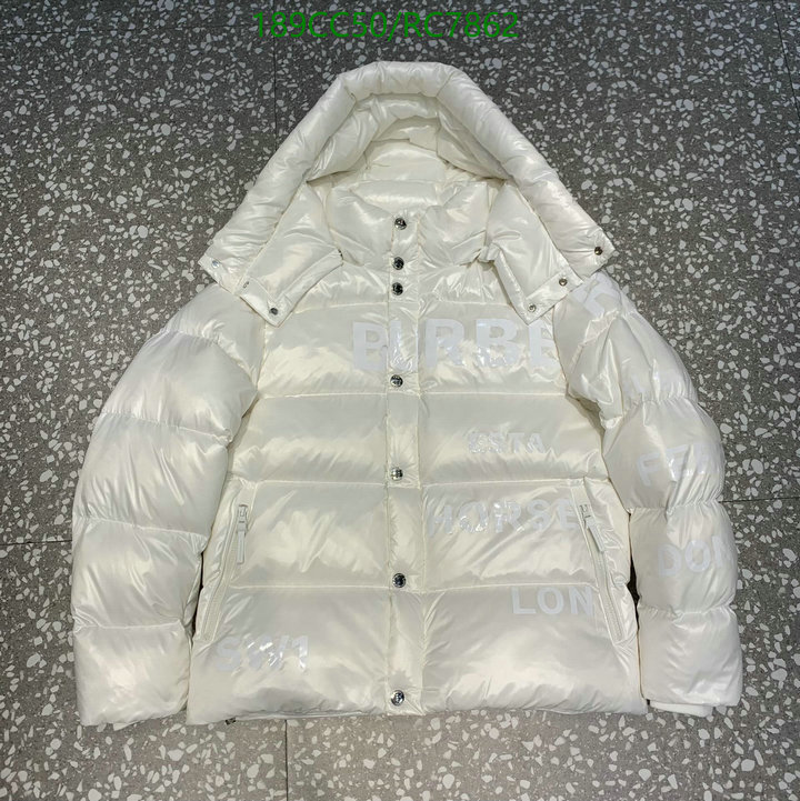Burberry-Down jacket Men Code: RC7862 $: 189USD