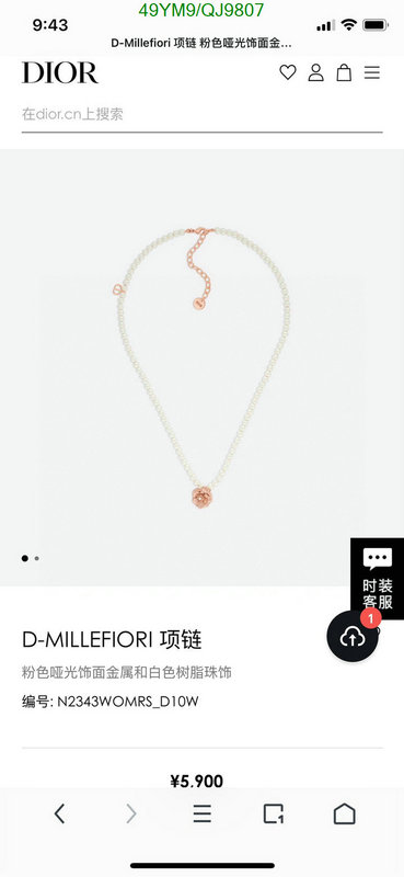 Dior-Jewelry Code: QJ9807 $: 49USD