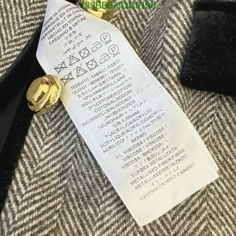 Gucci-Clothing Code: QC9190 $: 139USD