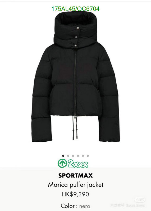 Sportmaxmara-Down jacket Women Code: QC6704 $: 175USD