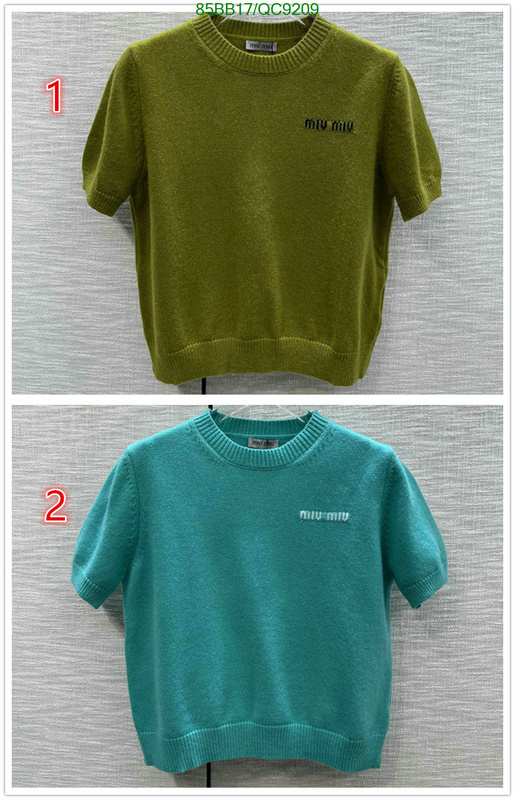 MIUMIU-Clothing Code: QC9209 $: 85USD