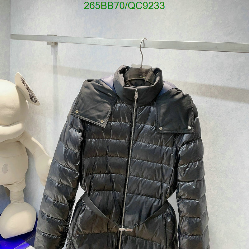 Burberry-Down jacket Men Code: QC9233 $: 265USD