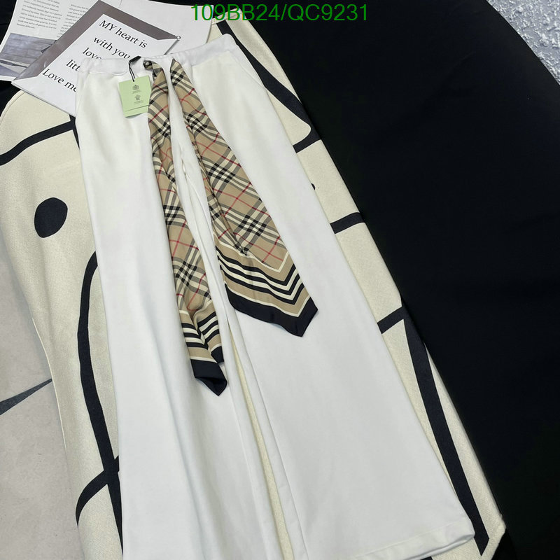 Burberry-Clothing Code: QC9231 $: 109USD