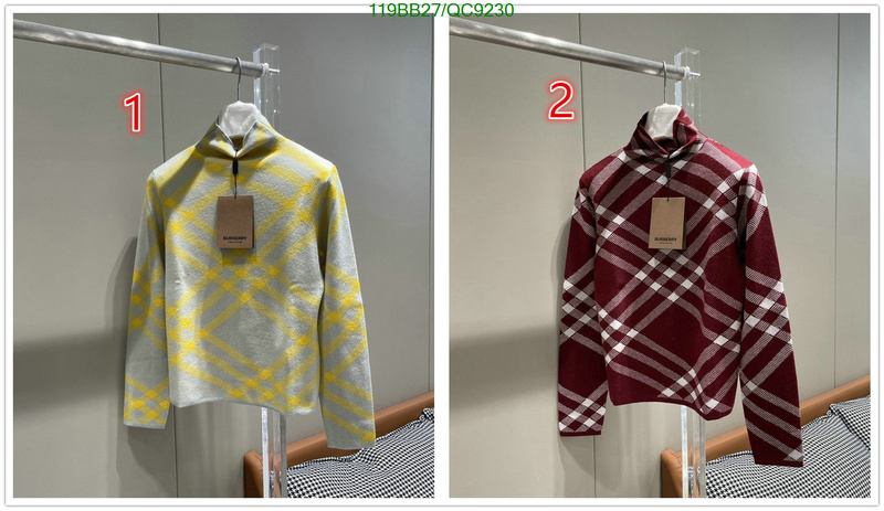 Burberry-Clothing Code: QC9230 $: 119USD