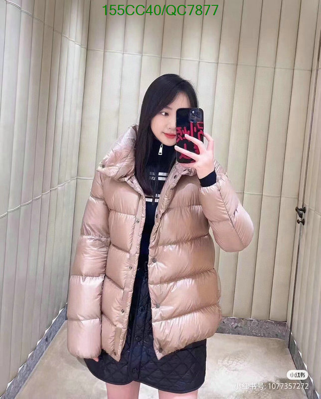 Moncler-Down jacket Women Code: QC7877 $: 155USD