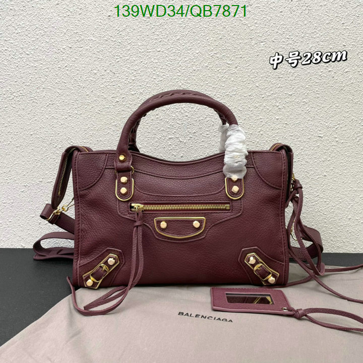 Balenciaga-Bag-4A Quality Code: QB7871 $: 139USD