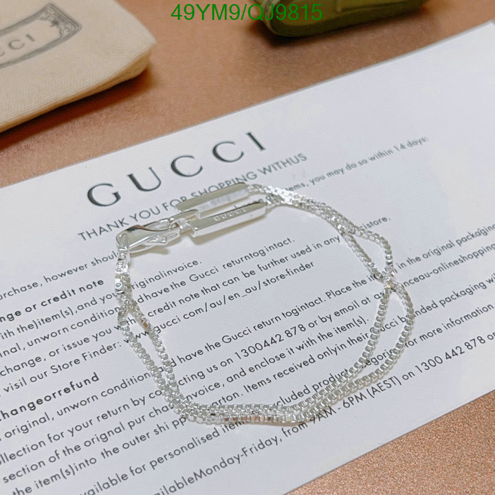 Gucci-Jewelry Code: QJ9815 $: 49USD
