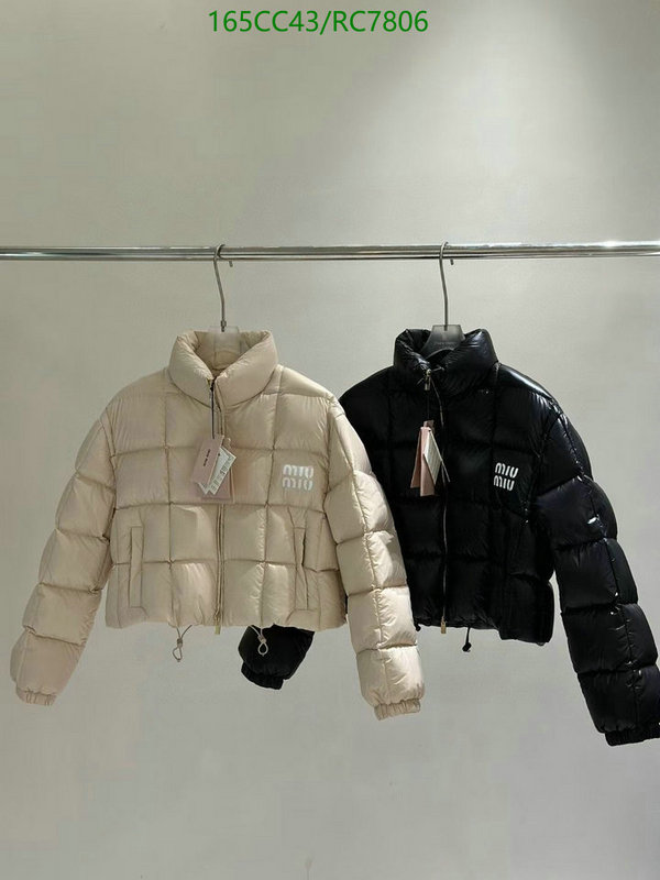 Miu Miu-Down jacket Women Code: RC7806 $: 165USD