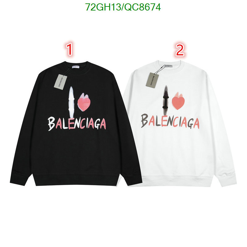 Balenciaga-Clothing Code: QC8674 $: 72USD